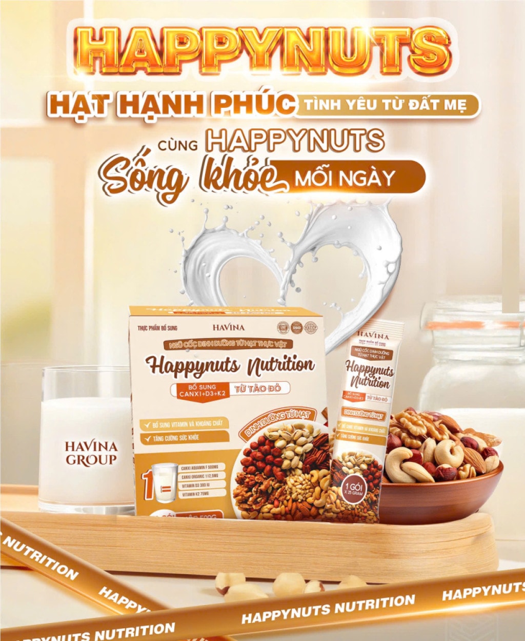 Combo 10 sữa hạt Happynuts